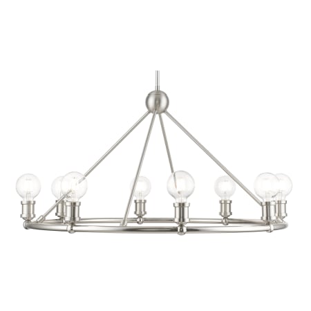 A large image of the Livex Lighting 47168 Brushed Nickel