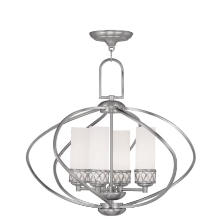 A large image of the Livex Lighting 4724 Brushed Nickel