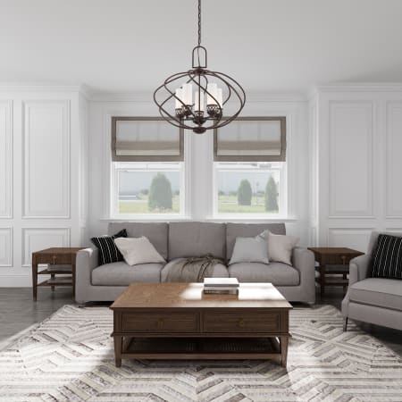 Livex Lighting 4725-91 Brushed Nickel Westfield 5 Light 1 ...