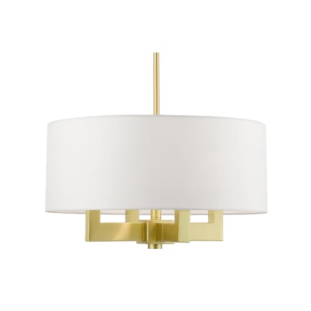 A large image of the Livex Lighting 48784 Satin Brass