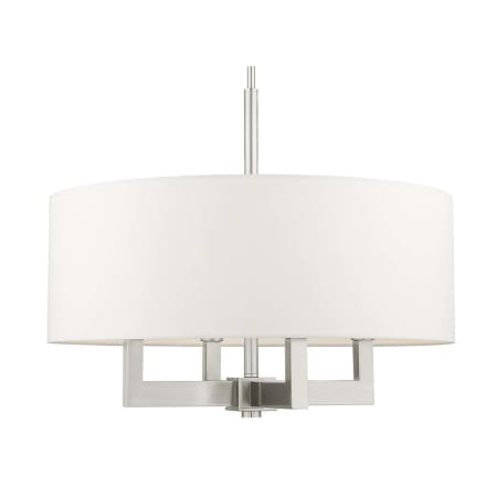A large image of the Livex Lighting 48786 Brushed Nickel