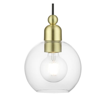 A large image of the Livex Lighting 48971 Satin Brass