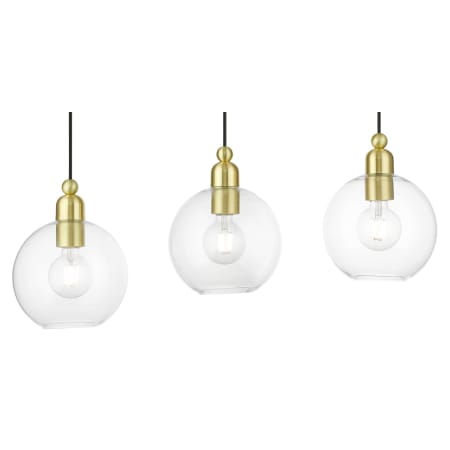 A large image of the Livex Lighting 48974 Satin Brass