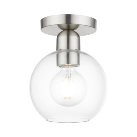 A large image of the Livex Lighting 48977 Brushed Nickel