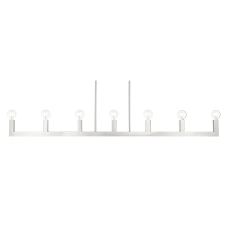 A large image of the Livex Lighting 49209 Brushed Nickel