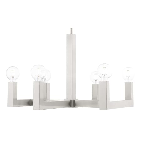 A large image of the Livex Lighting 49216 Brushed Nickel
