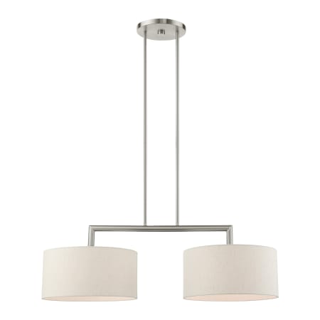A large image of the Livex Lighting 49292 Brushed Nickel