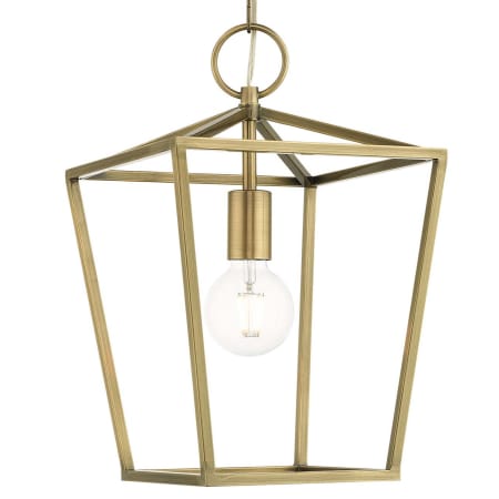 A large image of the Livex Lighting 49432 Antique Brass