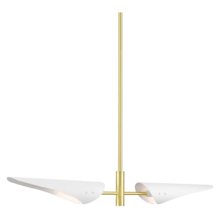 A large image of the Livex Lighting 49492 Satin Brass
