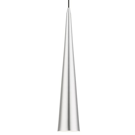 A large image of the Livex Lighting 49631 Brushed Aluminum / Polished Chrome Accents