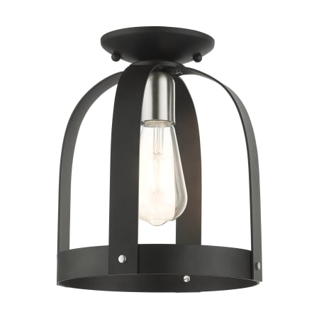 A large image of the Livex Lighting 49641 Textured Black