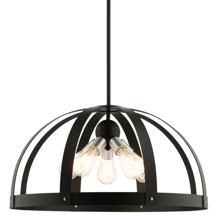 A large image of the Livex Lighting 49645 Textured Black
