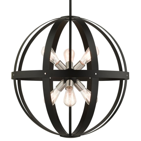 A large image of the Livex Lighting 49646 Textured Black