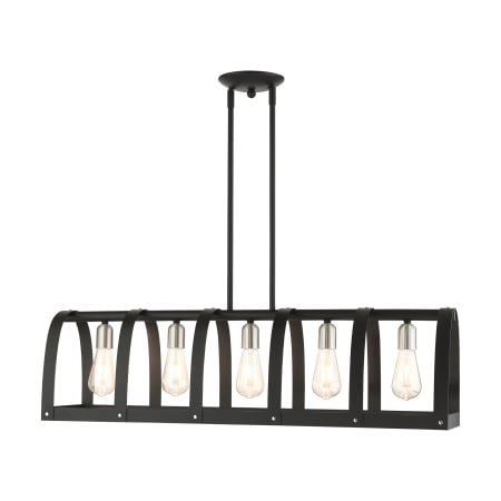 A large image of the Livex Lighting 49649 Textured Black