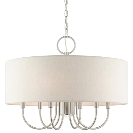 A large image of the Livex Lighting 49806 Brushed Nickel