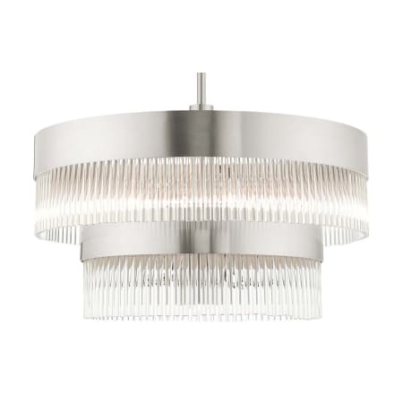 A large image of the Livex Lighting 49825 Brushed Nickel