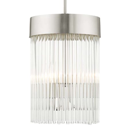 A large image of the Livex Lighting 49828 Brushed Nickel