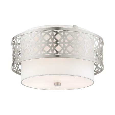 A large image of the Livex Lighting 49863 Brushed Nickel