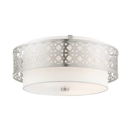 A large image of the Livex Lighting 49864 Brushed Nickel