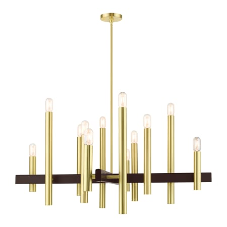 A large image of the Livex Lighting 49999 Satin Brass