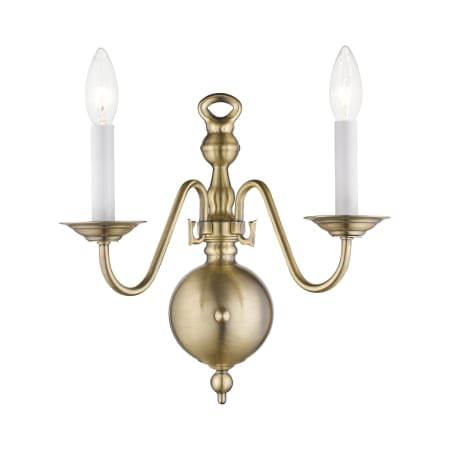 A large image of the Livex Lighting 5002 Antique Brass