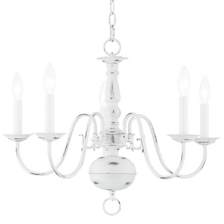 A large image of the Livex Lighting 5005 Antique White