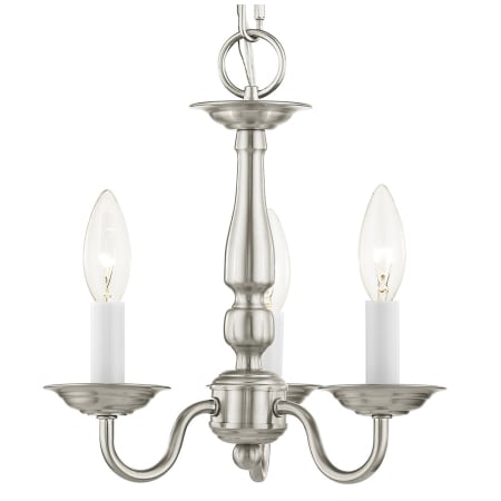 A large image of the Livex Lighting 5009 Brushed Nickel
