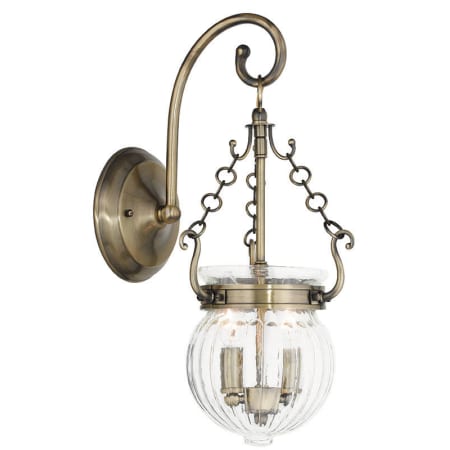 A large image of the Livex Lighting 50501 Antique Brass