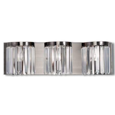 A large image of the Livex Lighting 50533 Brushed Nickel
