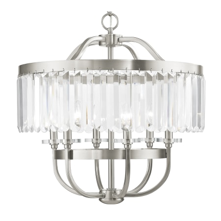 A large image of the Livex Lighting 50546 Brushed Nickel