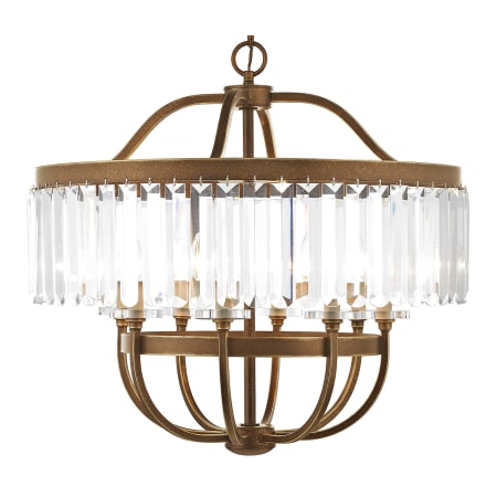 A large image of the Livex Lighting 50548 Hand Painted Palacial Bronze
