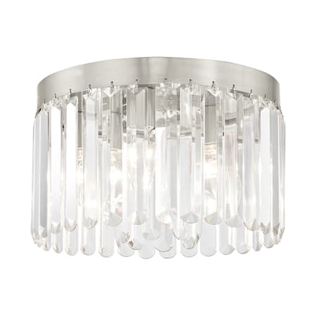 A large image of the Livex Lighting 50553 Brushed Nickel