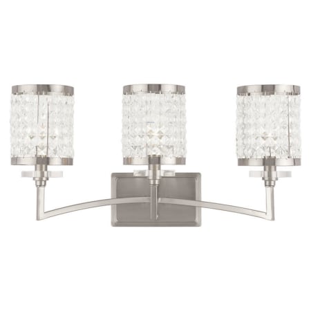 A large image of the Livex Lighting 50563 Brushed Nickel