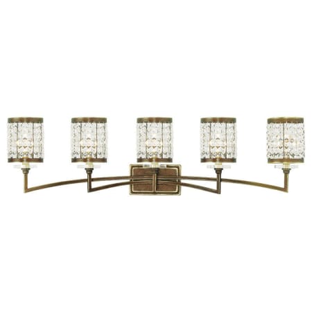 A large image of the Livex Lighting 50565 Hand Painted Palacial Bronze