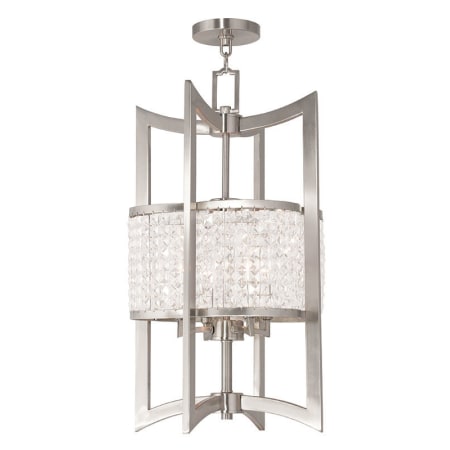 A large image of the Livex Lighting 50567 Brushed Nickel