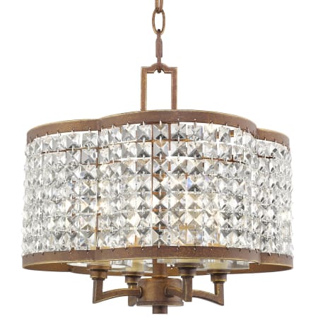 A large image of the Livex Lighting 50574 Hand Painted Palacial Bronze