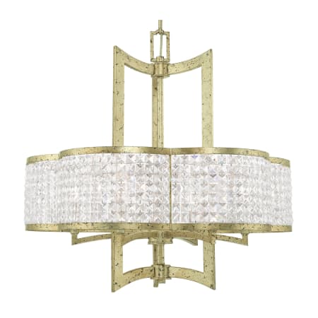 A large image of the Livex Lighting 50576 Hand Applied Winter Gold