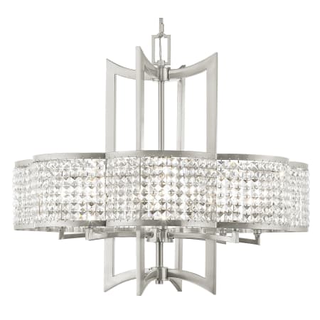 A large image of the Livex Lighting 50578 Brushed Nickel