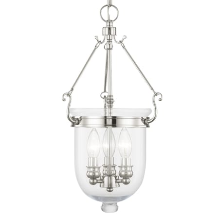 A large image of the Livex Lighting 5063 Polished Nickel