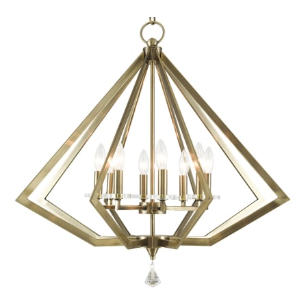 A large image of the Livex Lighting 50668 Antique Brass