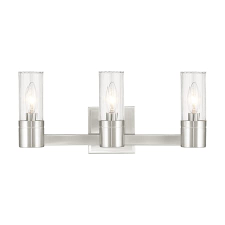 A large image of the Livex Lighting 50683 Brushed Nickel