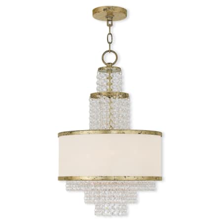 A large image of the Livex Lighting 50784 Hand Applied Winter Gold