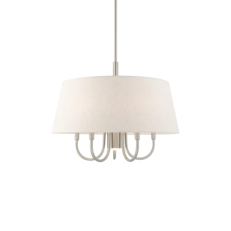A large image of the Livex Lighting 50805 Brushed Nickel