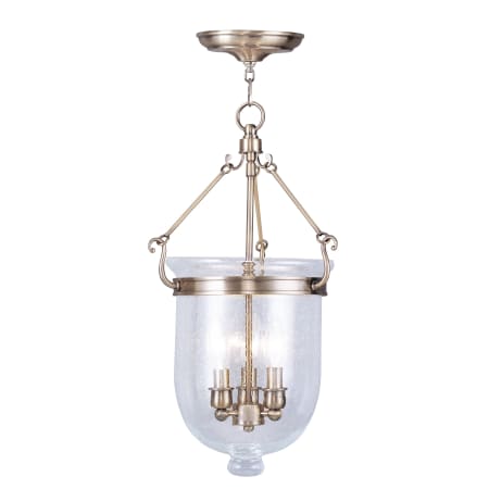 A large image of the Livex Lighting 5083 Antique Brass