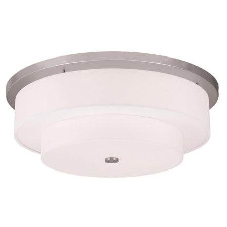 A large image of the Livex Lighting 50867 Brushed Nickel