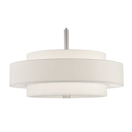 A large image of the Livex Lighting 50875 Brushed Nickel