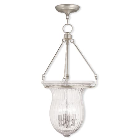 A large image of the Livex Lighting 50946 Brushed Nickel