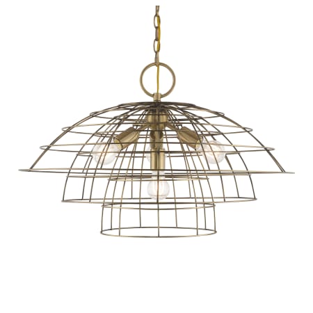 A large image of the Livex Lighting 50948 Antique Brass