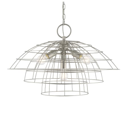 A large image of the Livex Lighting 50948 Brushed Nickel