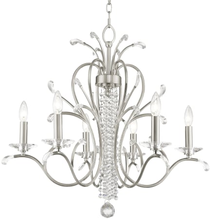 A large image of the Livex Lighting 51006 Brushed Nickel